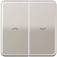 Лицевая панель Jung CD500 для 2-кл. выключателя жалюзи платина картинка